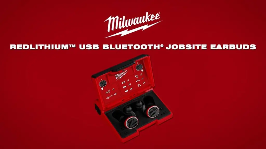 Milwaukee Bluetooth earbuds lineup showcasing innovative features for work and leisure