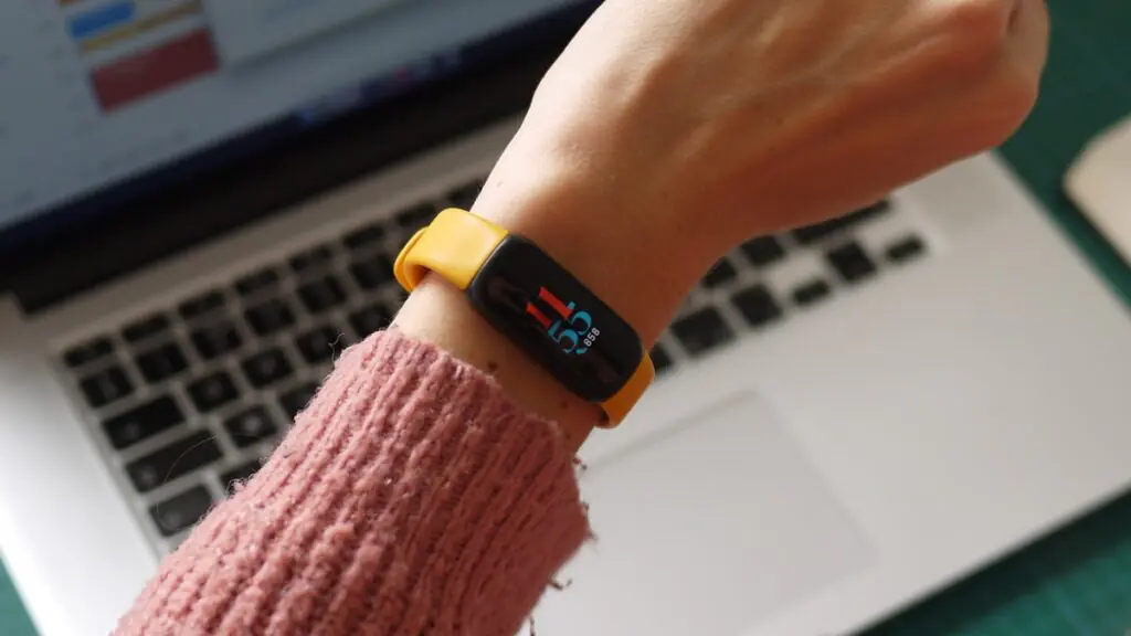 Fitbit Inspire 3 on wrist