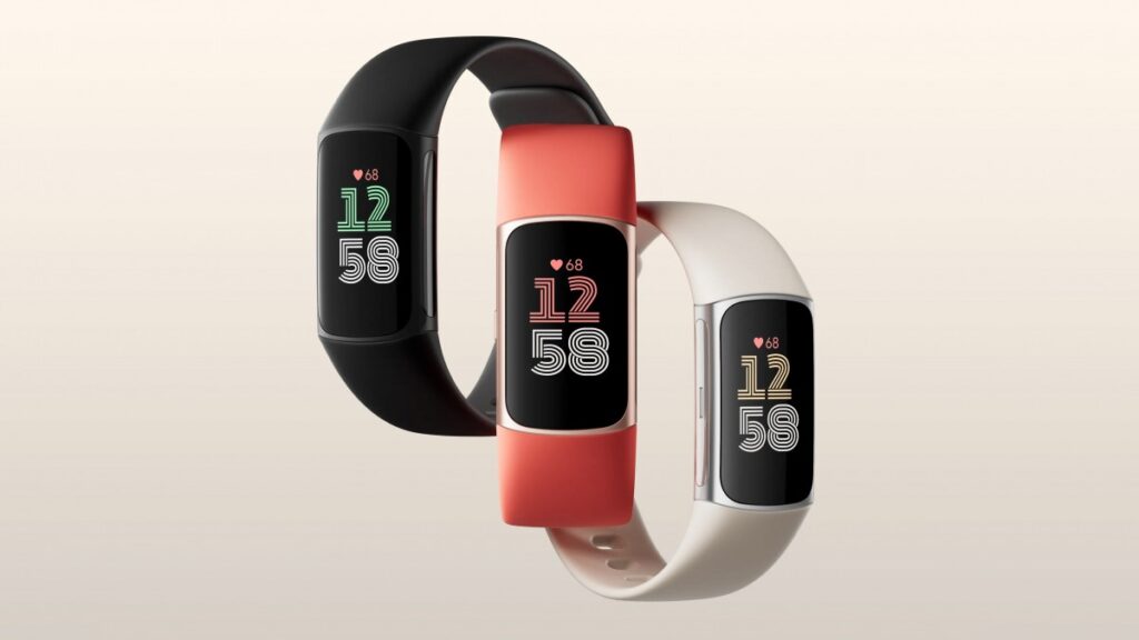 Fitbit Charge 6 displaying health and fitness