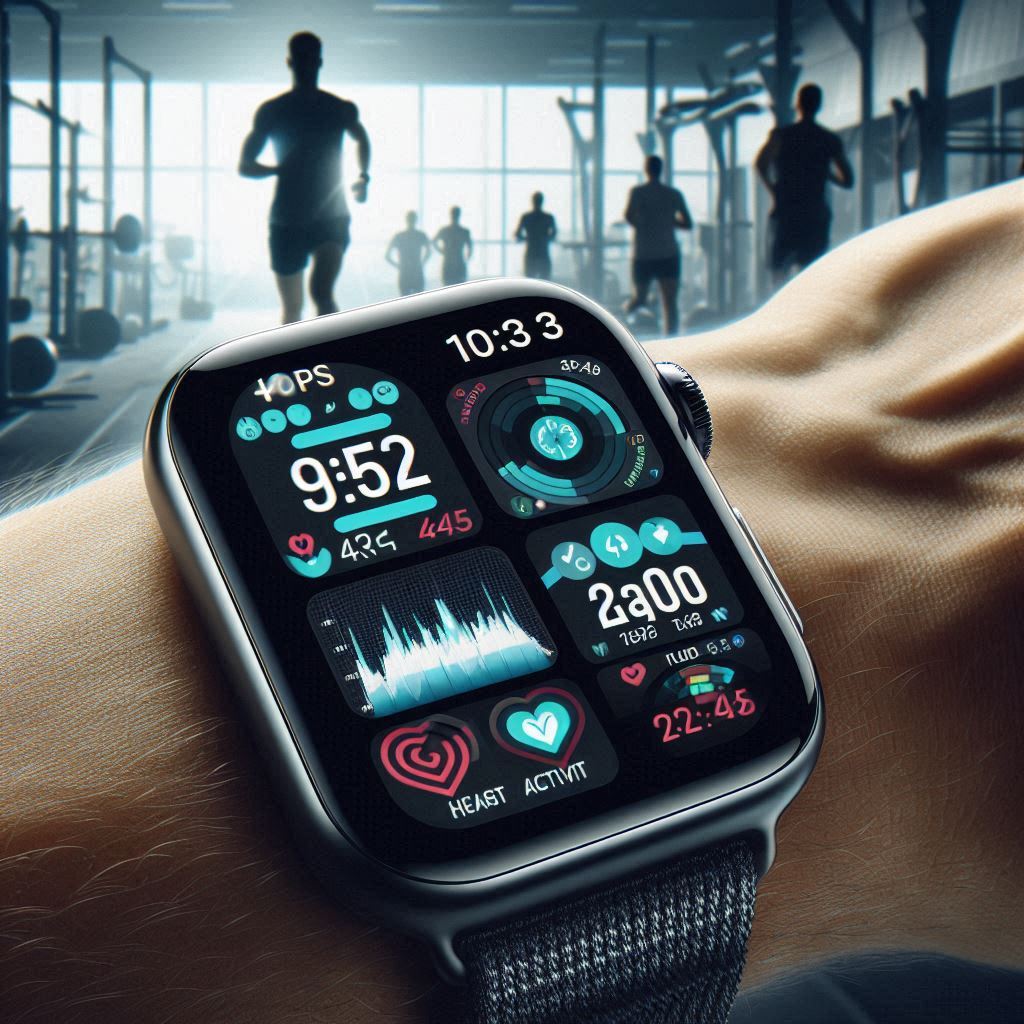 Apple Watch fitness apps tracking workouts, heart rate, and activity data
