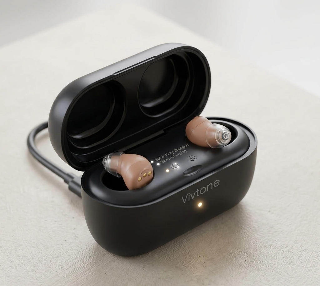 small invisible in-ear hearing aids