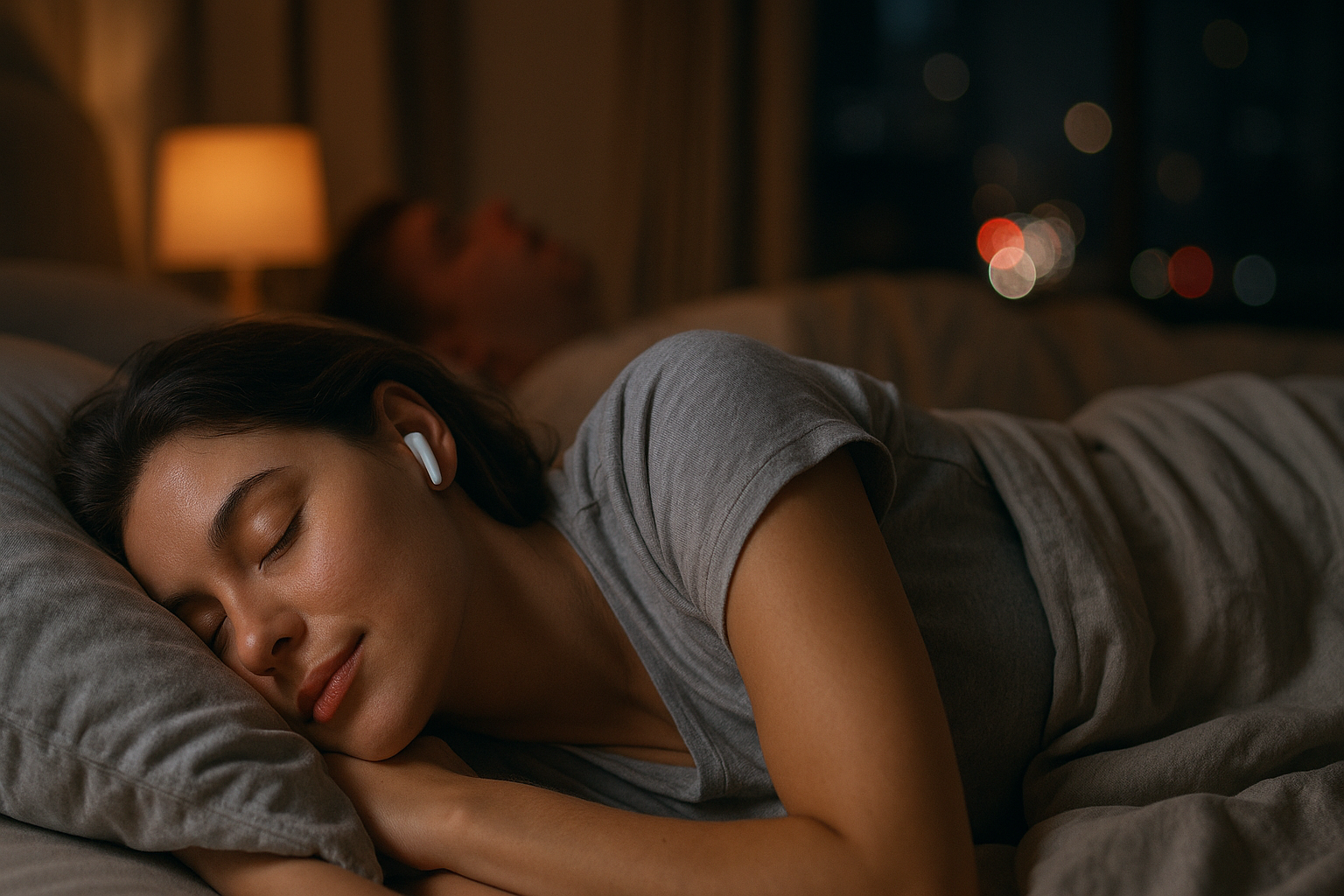 earbuds to block snoring while sleeping comfortably